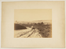 Anonymous primitive, Saint-Nicolas-de-Port, Setting sun, 1861, Meurthe-et-Mosel