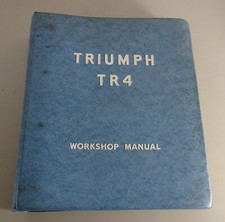 Workshop Manual / Workshop Manual Triumph TR4 Stand 1965