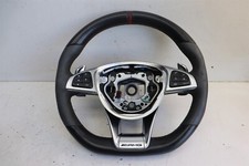 Mercedes Benz CLA45 AMG C117 2018 Black Leather Red Stitch Steering Wheel J219