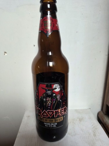 Bière vide iron - maiden, beer