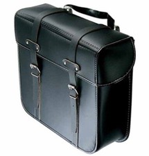 sacoche Sporfabric traditionnel idéal mobylette vélo solex vintage noire lanière