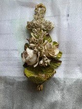 Bénitier ancien en biscuit