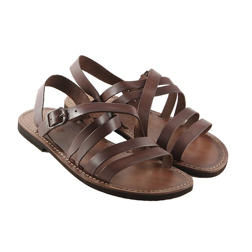 Sandales homme marron cuir - sandales,