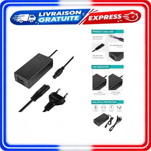 Chargeur batterie trottinette - chargeur,