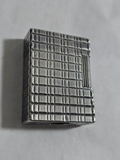 Vintage Silver Plated Dupont Lighter Misses Le Cache Bas + La Pierre!