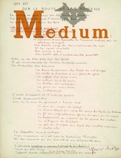 André BRETON Surrealist Poem Autograph Signed - Poetry Is Made in a Bed