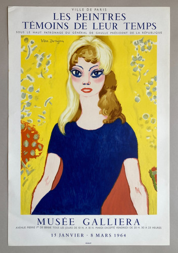 Affiche van dongen bardot - dongen,