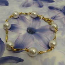 Bracelet Perles Synthétiques