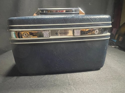 Vintage blue samsonite profile - vintage,