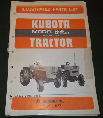 Kubota l225 l225dt manuel - manuel, de