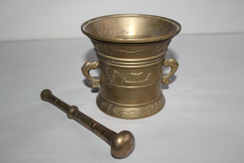 Mortier bronze complet - en,