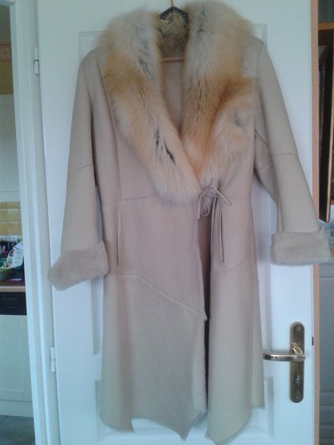 Manteau mouton retourné - , et