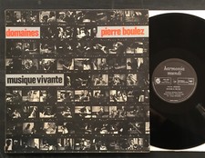 PIERRE BOULEZ MUSIQUE VIVANTE LP French EX++