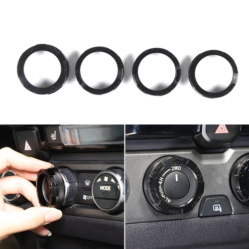 Black alloy console - black, knob