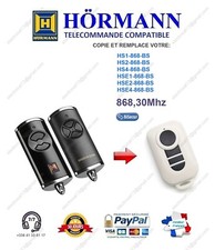 Télécommande compatible Hormann 868Mhz  BS Bisecur HS1, HSE1 BS, HSE2 BS, HS4 BS