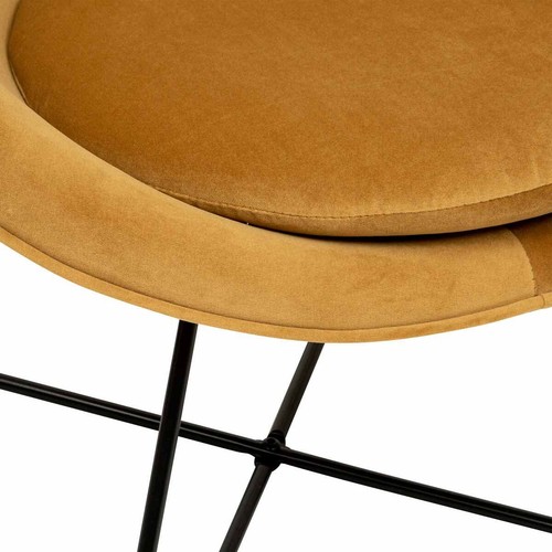 Fauteuil design velours - fauteuil, en