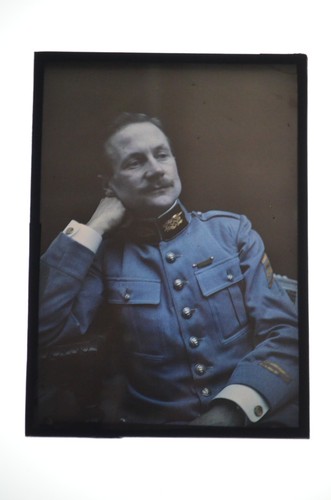 Rare plaque photo couleur - , en