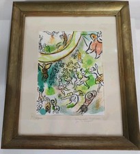 Marc Chagall - original lithograph - Plafond de l'Opera Paris