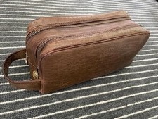 Versace Double Zip Second Bag Khaki Men's From Japan i20965