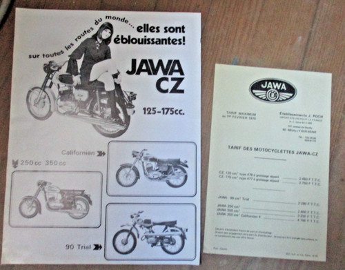Feuillet prospectus catalogue - prospectus,