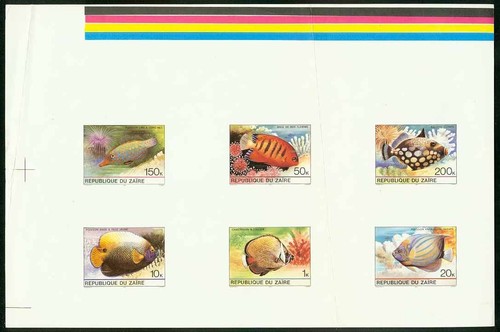 Zaire 1980 tropical fish - tropical,