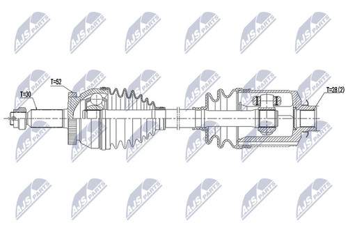 Arbre transmission pour - arbre, de