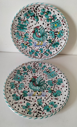 Duo assiettes deruta - d’assiettes,