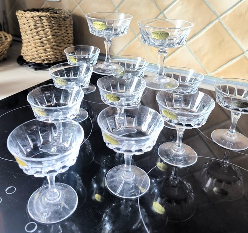 Coupes verres cristal - 12, en