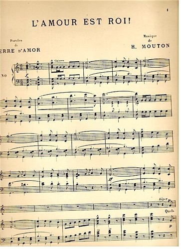 Amour est roi poésie de - "l'amour,