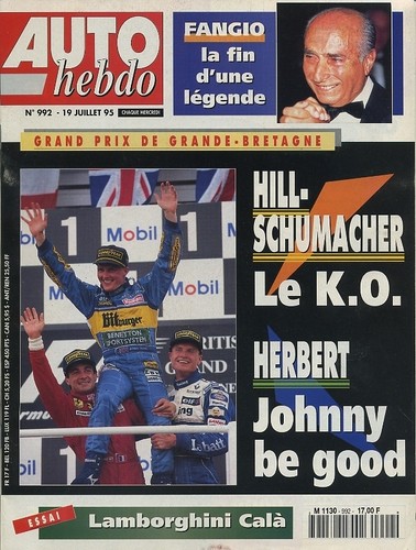 Auto hebdo 992 07 1995 - hebdo, n°992