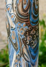 CERAMIQUE SIGNÉE $, céramique contemporaine signée S comme dollar, à identifier