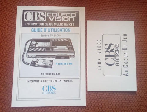 Manuel notice console cbs - manuel,