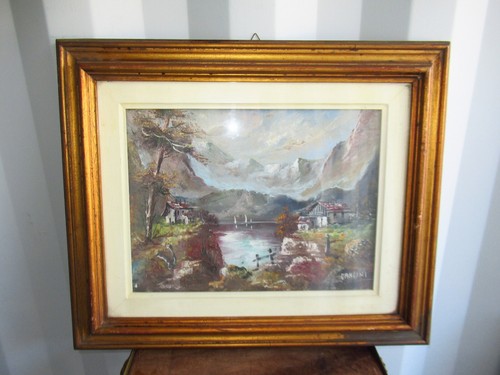 Ancien tableau représentant - tableau,