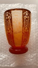 vase art déco verre Charder