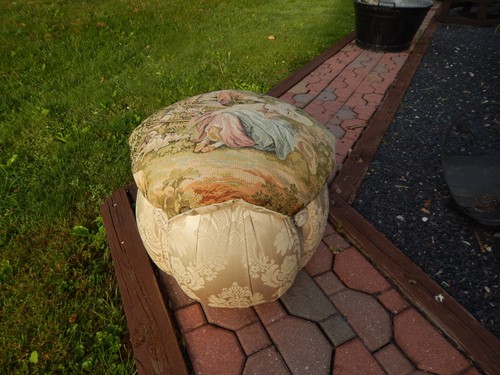 Vintage poof pouf - vintage,