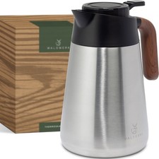 15L Insulated Pitcher - 304 Stainless Steel Double Wall Thermos with Po...