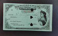 Distilled Spirits Exportation Revenue Stamp Canceled Series 1878