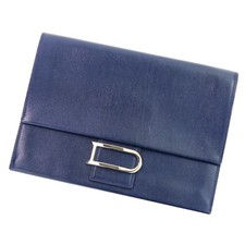 DELVAUX Leonce leather clutch