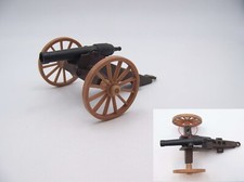 PLAYMOBIL (B21c04) WESTERN SOLDIERS - Vintage Canon 3485 - Small Breakage