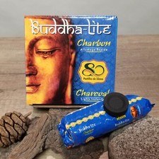 Charcoal Shicha Incense 1 Roll of 10pcs Self Lighting Buddha Lite