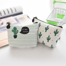  4 PCS Porte Monnaie En Toile