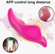 Sextoy Vibrant Culotte Invisible Connecté Clitoris Vibromasseur Rose Application