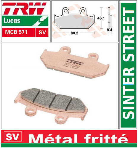 Plaquettes frein avant - frein,
