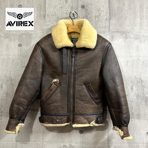 Avirex blouson cuir - mouton, b-3