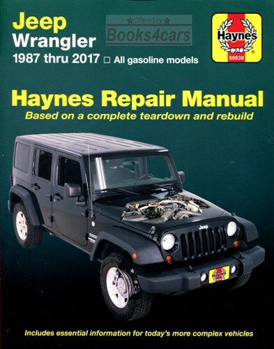 Wrangler manuel jeep haynes - manuel,