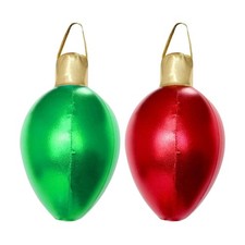 Boule de Noël gonflable à suspendre en PVC pour porte d'entrée, Nouvel