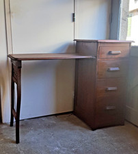 Bureau rabattable 4 tiroirs en