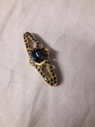 Broche ancienne métal doré