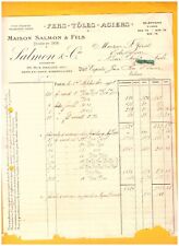 AUBERVILLIERS & ST-DENIS (93) & PARIS (XI°) IRON TOLE STEEL, ACCESSORIES "SALMON"