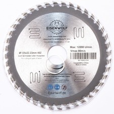 Lame de Scie Circulaire pour Meuleuse d?Angle de Qualité Supérieure 125 mm pour 